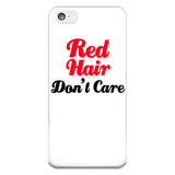 Red Hair Don't Care iPhone 5-5s Plastic Case