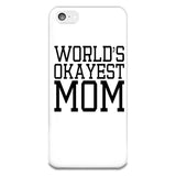 World's Okayest Mom iPhone 5-5s Plastic Case