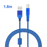 0.3m 0.5m 1m 1.5m 1.8m 3m 5m 10m High Speed USB 2.0 Printer Cable Type A Male to B Male Scanner Sync Data Charger Cabo For Laser