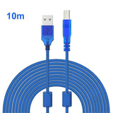 0.3m 0.5m 1m 1.5m 1.8m 3m 5m 10m High Speed USB 2.0 Printer Cable Type A Male to B Male Scanner Sync Data Charger Cabo For Laser