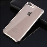 i6 4.7/ Plus 5.5! Transparent Clear Soft TPU Silicon Case for Apple iphone 6 6S / Plus Back Cover Shockproof Cushion Accessories