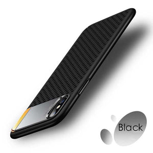 Heat Dissipation Phone Cases for iphone X Case Hard PC Full Protective Cover for iPhone 10 Fitted Cases Shell With Holder Stand