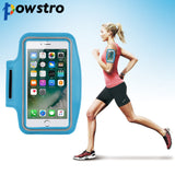 Powstro Phone Holder Case For iphone 6 6s i6 Samsung Gymnasium Activities Accessories Phone Pouch Cover Arm Band Phone Bag