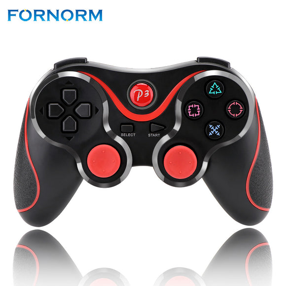 FORNORM Two Colors ABS Gamepads  Handle Comfortable For PS3 Wireless Bluetooth USB Rechargeable Gamepad