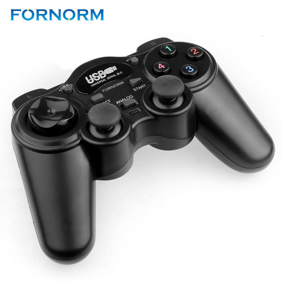 Wired USB 2.0 Black Gamepad Joystick Joypad Gamepad Game Controller For PC Laptop Computer For Win7/8/10 XP/ For Vista